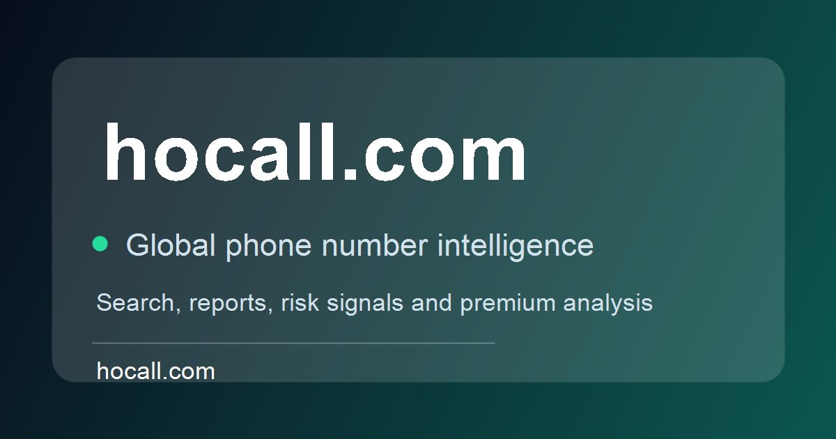 +39 06 4526 3893: chi mi ha chiamato? Commenti e rischio spam | Hocall